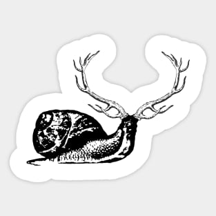 horny snail Sticker